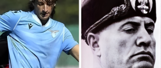 Discussões online cercam o bisneto de Benito Mussolini, o jogador de futebol de 21 anos Romano Floriani Mussolini